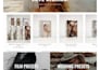 design a professional squarespace portfolio website for wedding photographers